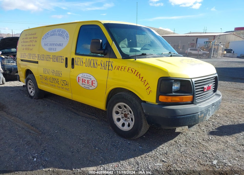 2009 GMC SAVANA 1500 WORK VAN VIN: 1GTFG15X891183155