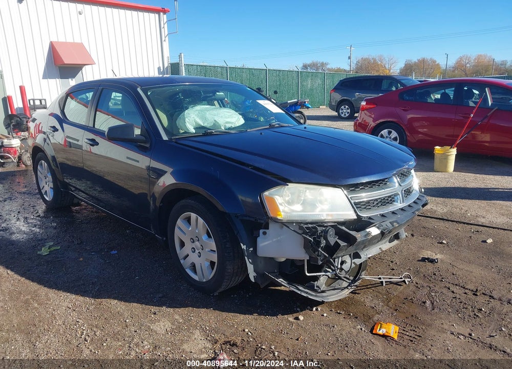 2013 DODGE AVENGER SE V6 VIN: 1C3CDZAG5DN766692