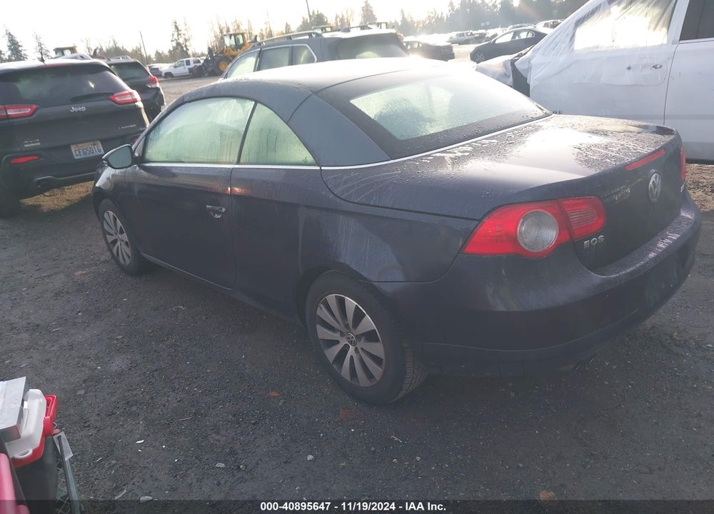 2009 VOLKSWAGEN EOS KOMFORT VIN: WVWBA71F39V001578