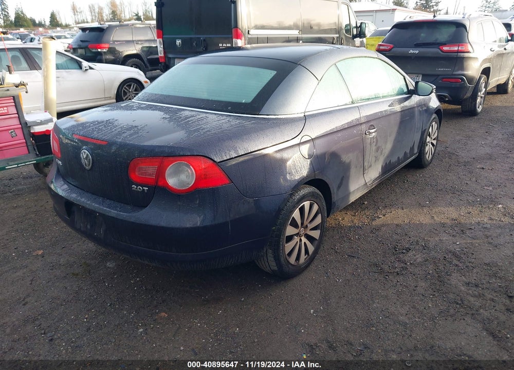 2009 VOLKSWAGEN EOS KOMFORT VIN: WVWBA71F39V001578