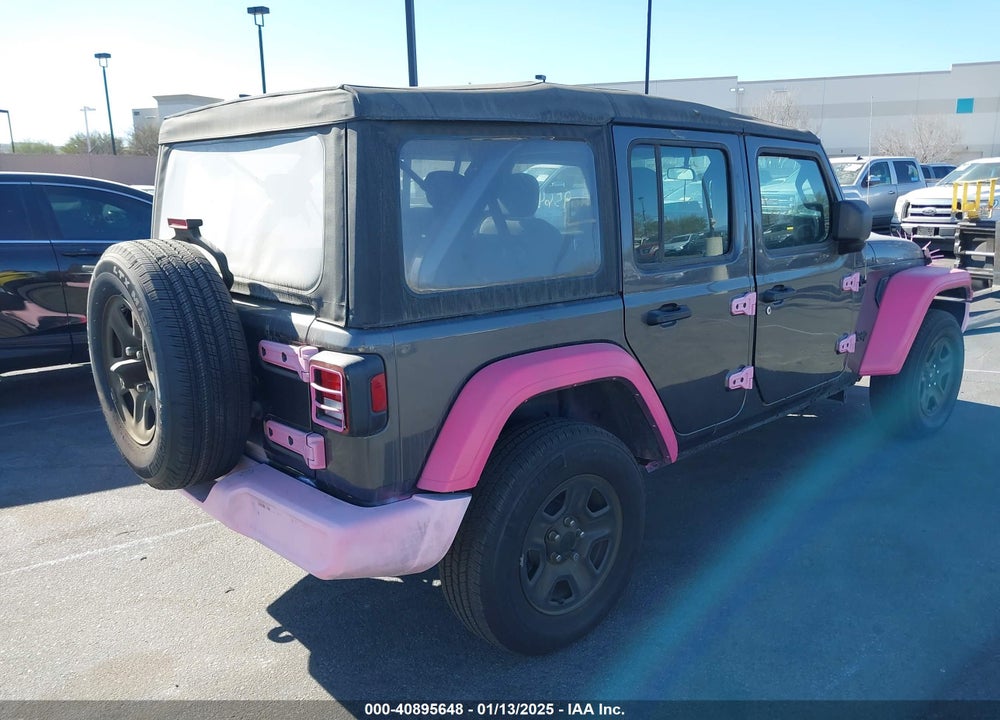2023 JEEP WRANGLER 4-DOOR SPORT 4X4 VIN: 1C4HJXDN7PW598528