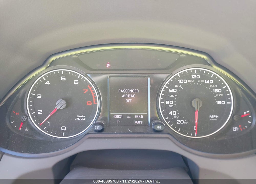 2012 AUDI Q5 3.2 PREMIUM PLUS VIN: WA1DKAFP3CA127582