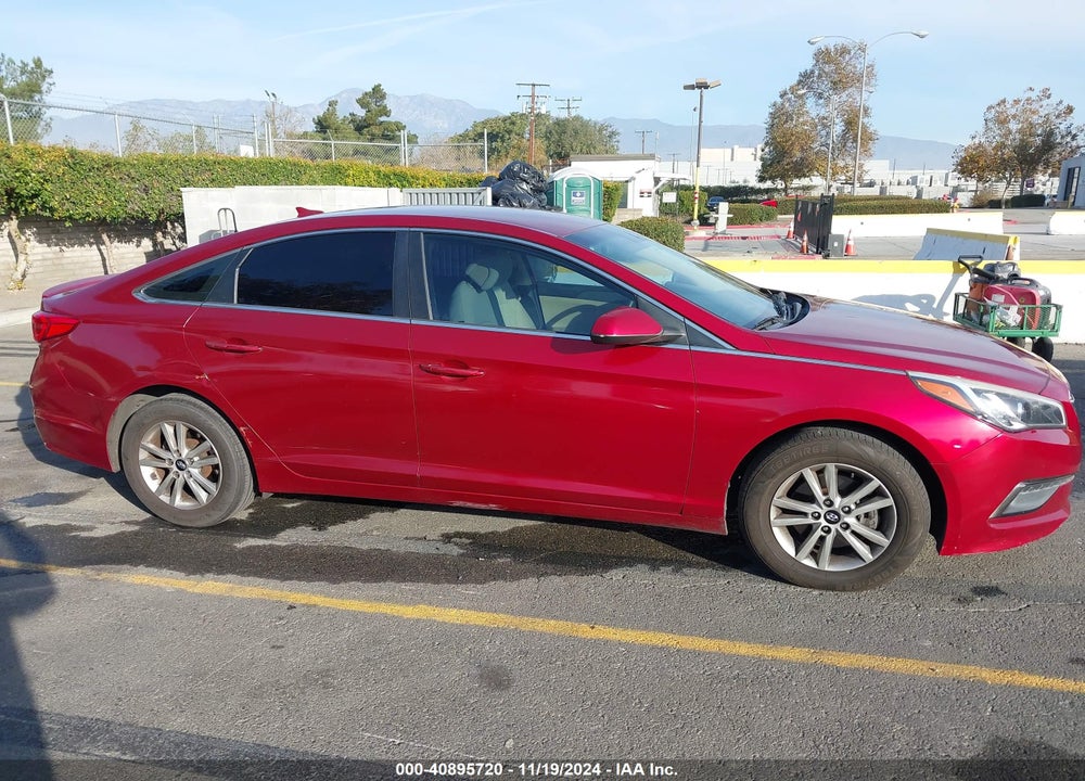 2015 HYUNDAI SONATA SE VIN: 5NPE24AF9FH119798