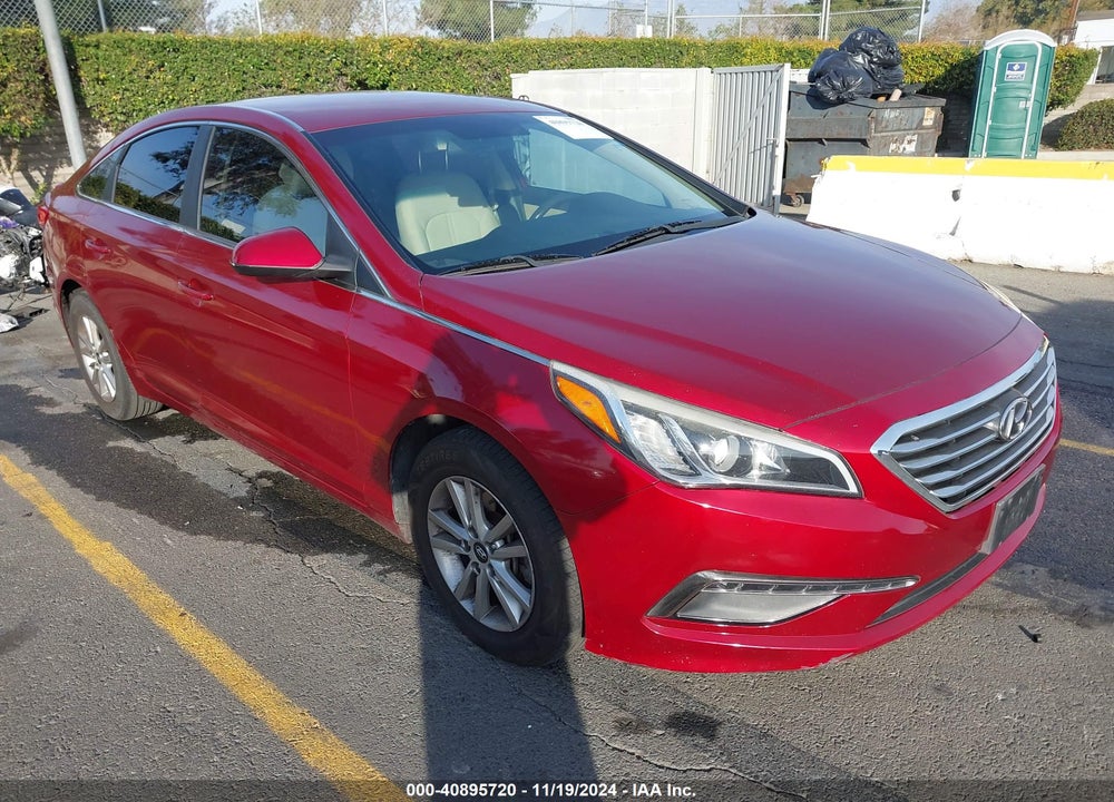 2015 HYUNDAI SONATA SE VIN: 5NPE24AF9FH119798