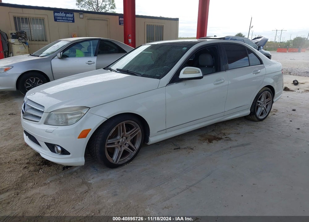 2008 MERCEDES-BENZ C 350 SPORT VIN: WDDGF56X38F176604