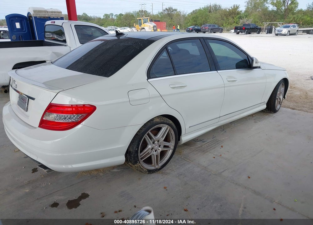 2008 MERCEDES-BENZ C 350 SPORT VIN: WDDGF56X38F176604