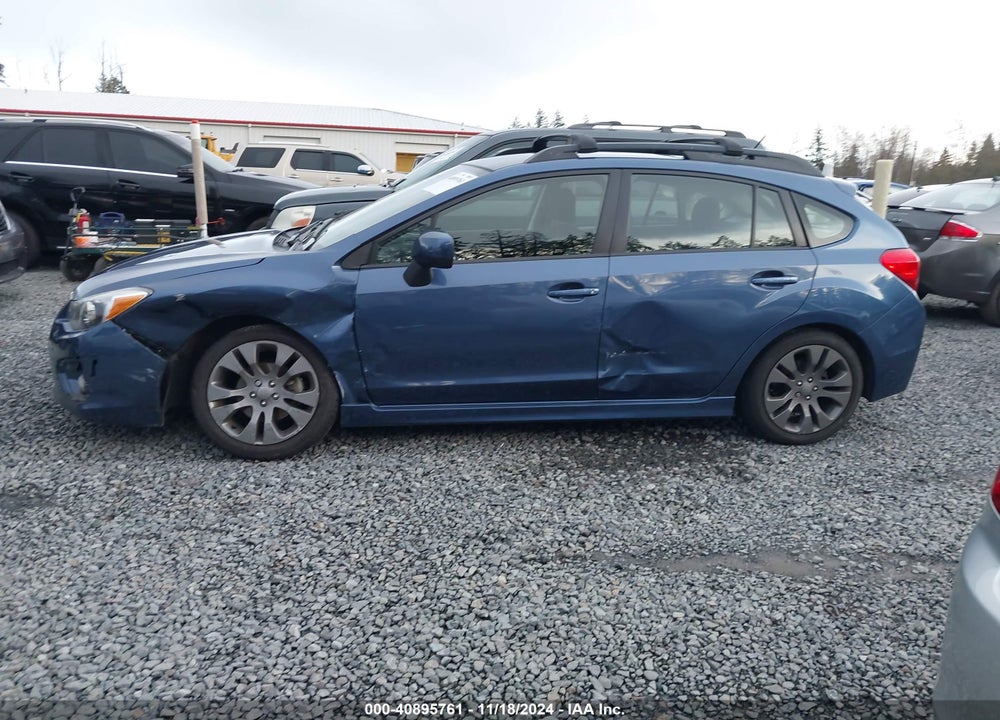 2012 SUBARU IMPREZA 2.0I SPORT PREMIUM VIN: JF1GPAL62CH227671