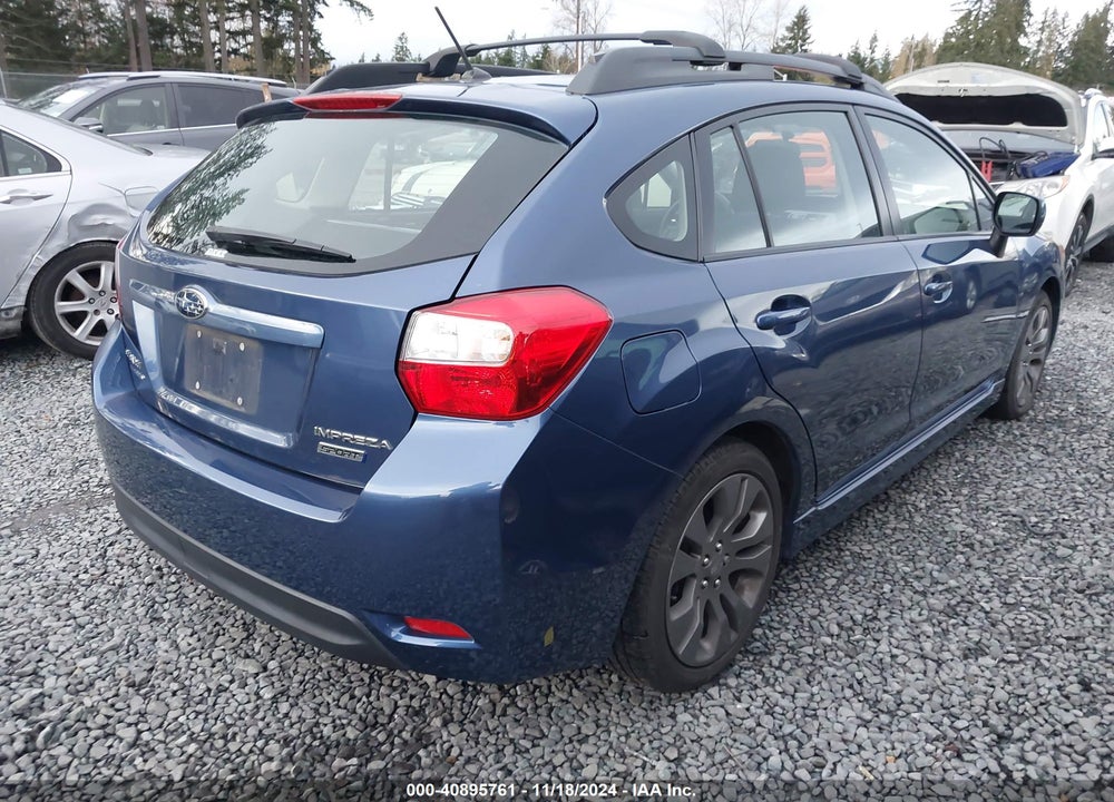 2012 SUBARU IMPREZA 2.0I SPORT PREMIUM VIN: JF1GPAL62CH227671