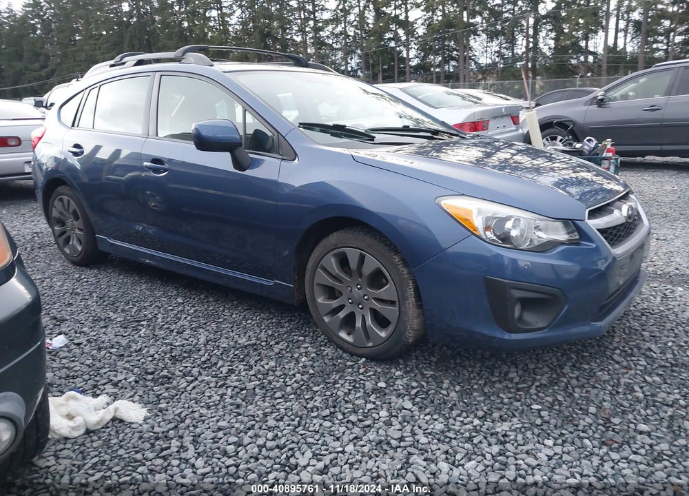 2012 SUBARU IMPREZA 2.0I SPORT PREMIUM VIN: JF1GPAL62CH227671