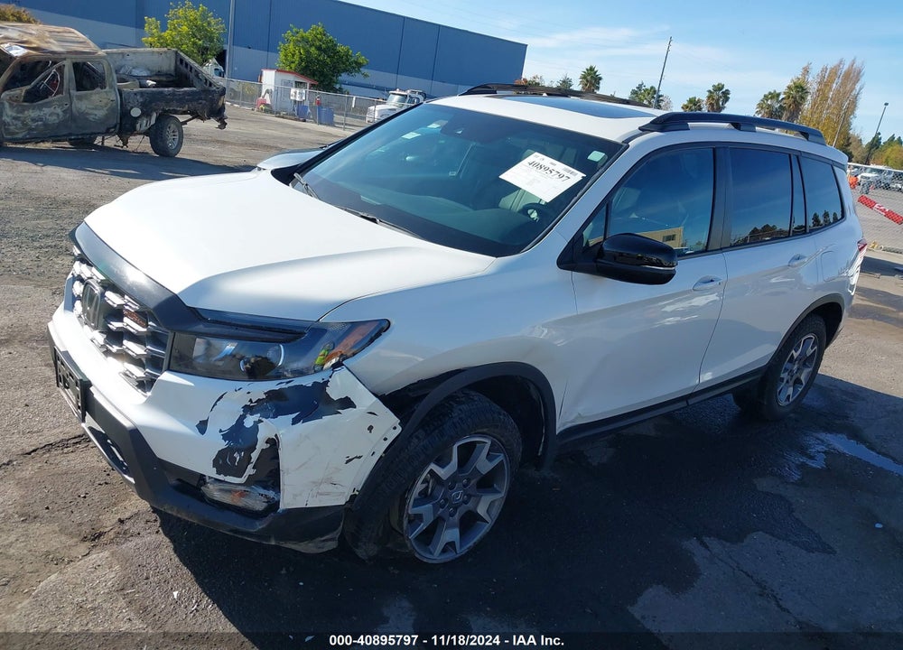 2022 HONDA PASSPORT AWD TRAILSPORT VIN: 5FNYF8H62NB001703