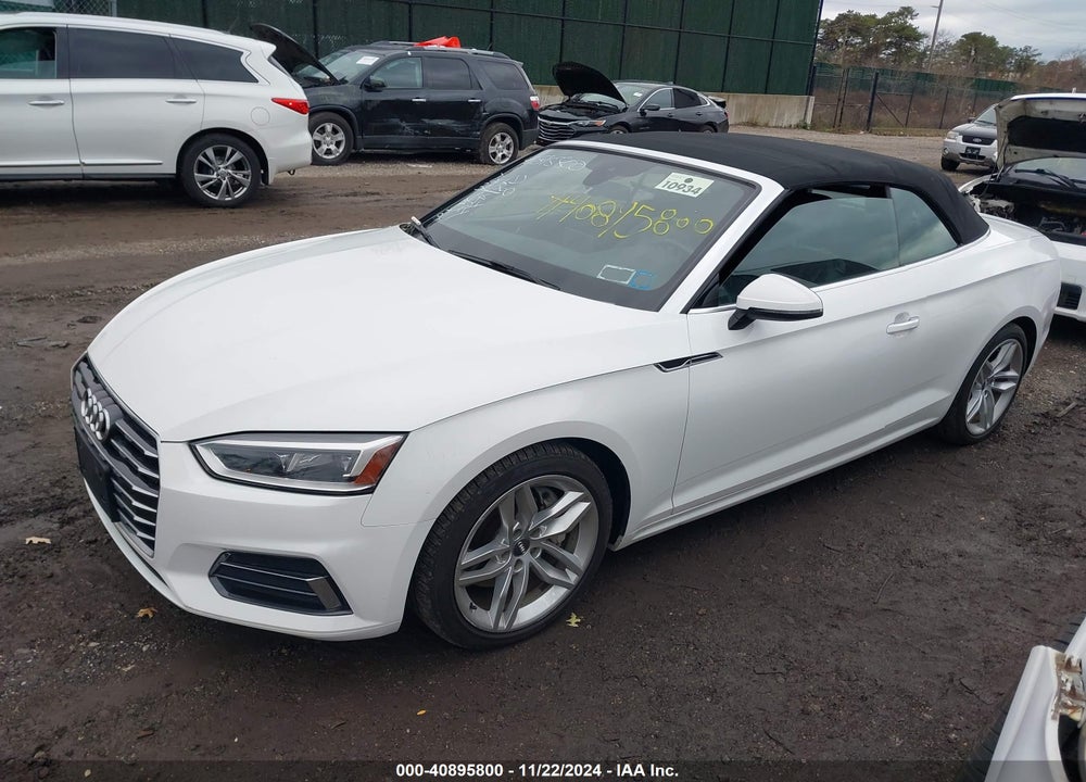 2019 AUDI A5 VIN: WAUWNGF54KN001193
