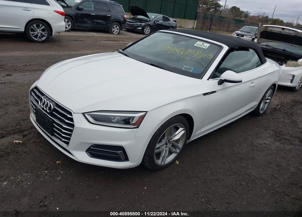 2019 AUDI A5 VIN: WAUWNGF54KN001193