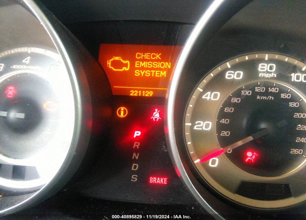 2012 ACURA MDX VIN: 2HNYD2H29CH509085