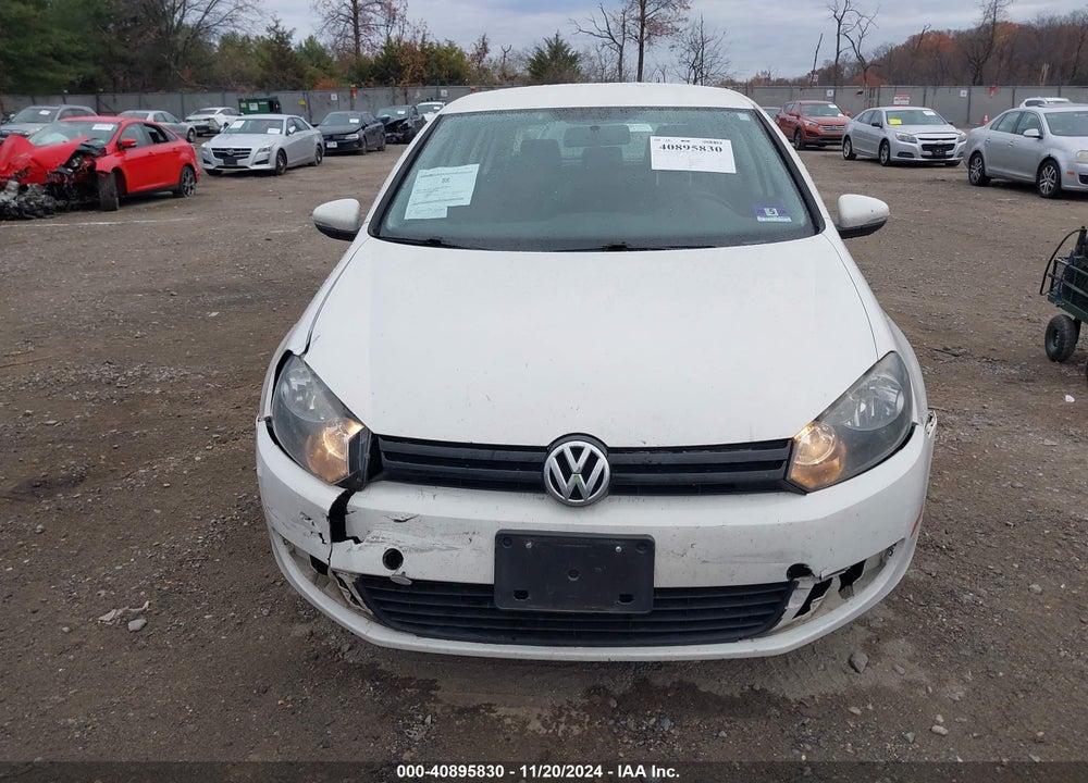 2012 VOLKSWAGEN GOLF 2.5L 4-DOOR VIN: WVWDB7AJ1CW306413