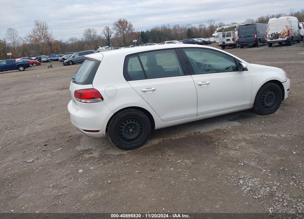2012 VOLKSWAGEN GOLF 2.5L 4-DOOR VIN: WVWDB7AJ1CW306413