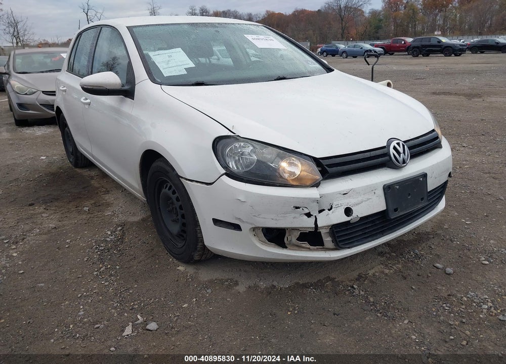 2012 VOLKSWAGEN GOLF 2.5L 4-DOOR VIN: WVWDB7AJ1CW306413