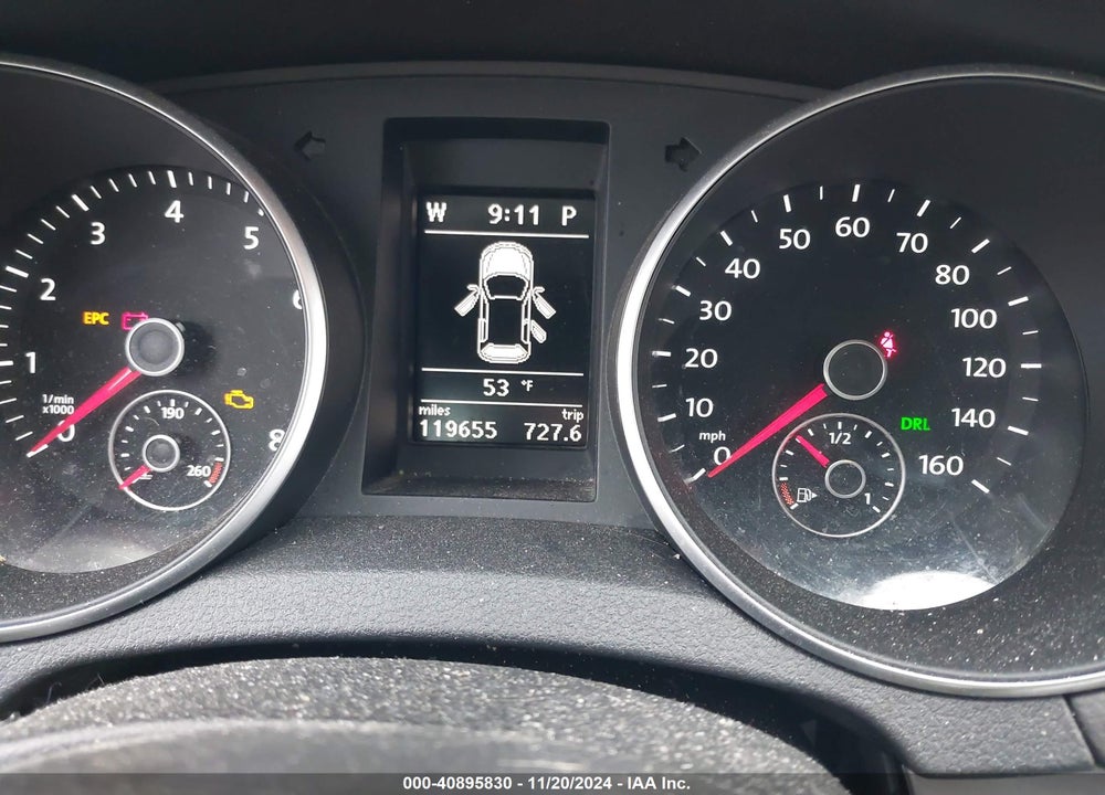 2012 VOLKSWAGEN GOLF 2.5L 4-DOOR VIN: WVWDB7AJ1CW306413