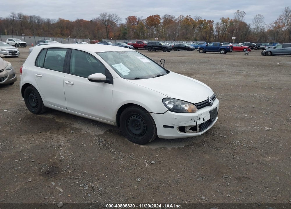 2012 VOLKSWAGEN GOLF 2.5L 4-DOOR VIN: WVWDB7AJ1CW306413