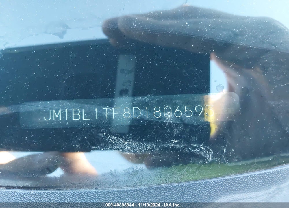 2013 MAZDA 3 I SV VIN: JM1BL1TF8D1806593