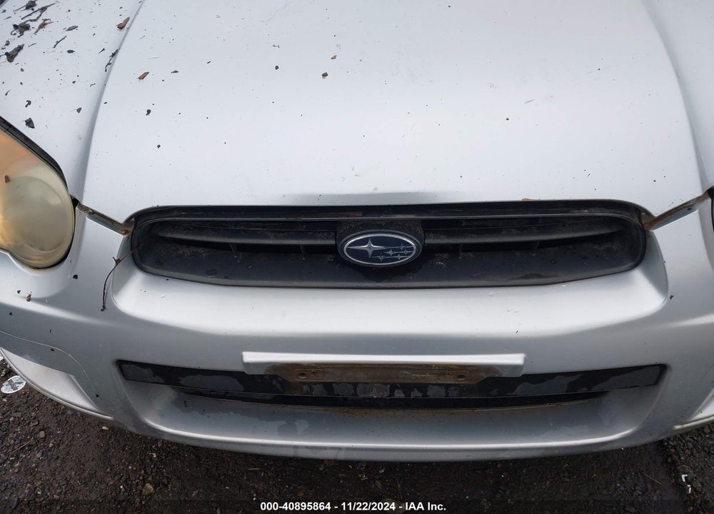 2004 SUBARU IMPREZA 2.5TS VIN: JF1GG655X4G809509