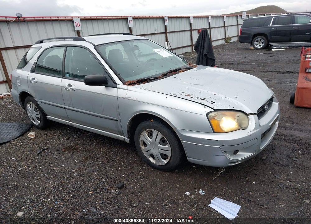 2004 SUBARU IMPREZA 2.5TS VIN: JF1GG655X4G809509