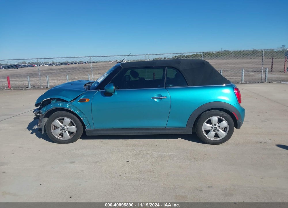 2019 MINI COOPER CONVERTIBLE VIN: WMWWG5C54K3H07579