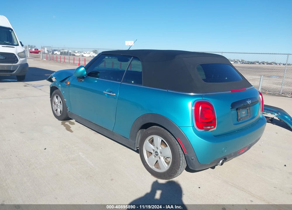 2019 MINI COOPER CONVERTIBLE VIN: WMWWG5C54K3H07579
