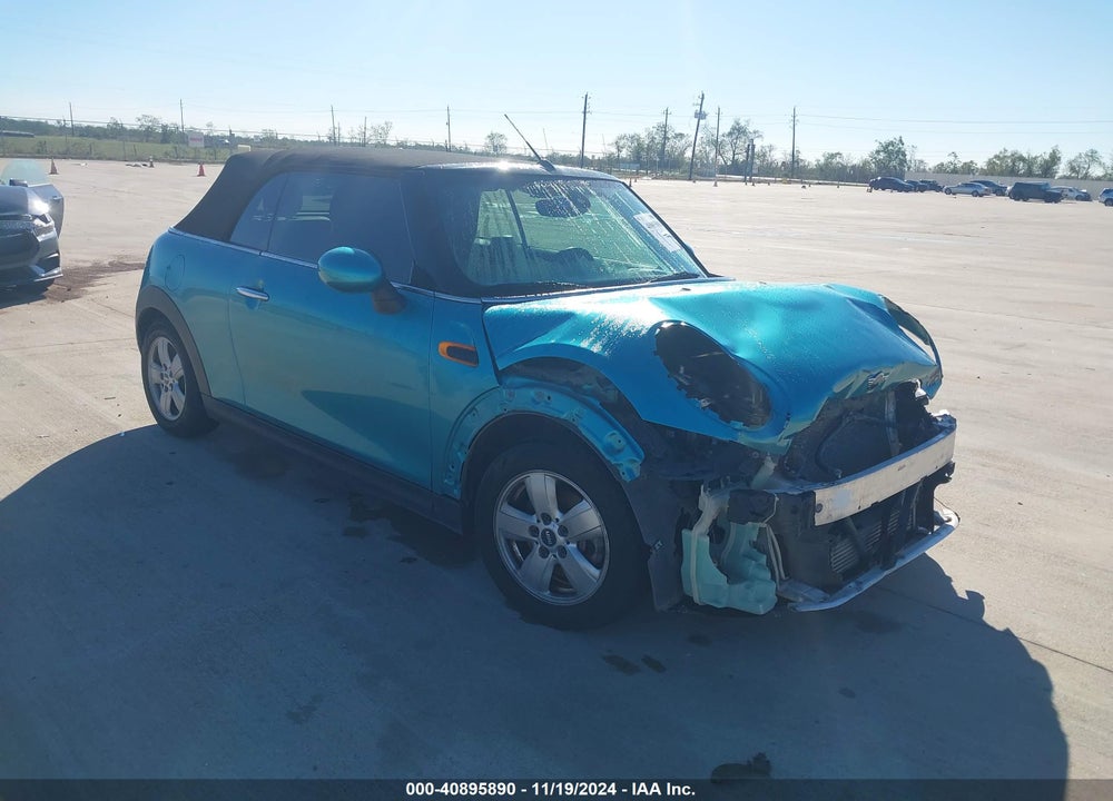 2019 MINI COOPER CONVERTIBLE VIN: WMWWG5C54K3H07579