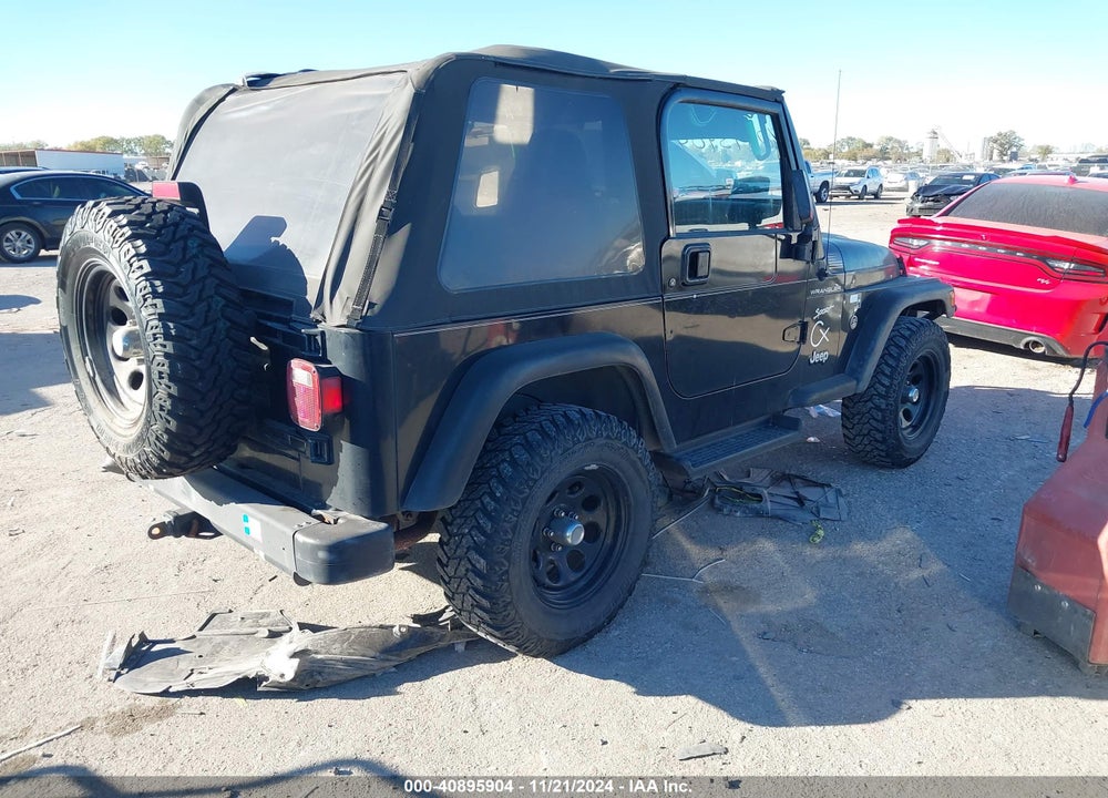 2002 JEEP WRANGLER SPORT VIN: 1J4FA49S42P717198