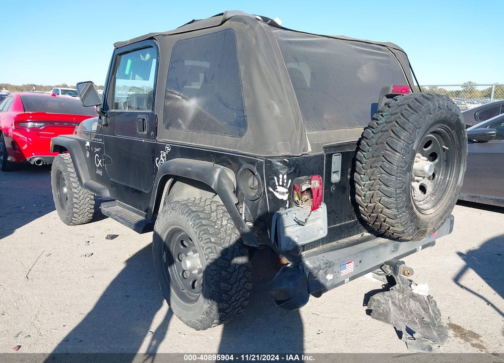 2002 JEEP WRANGLER SPORT VIN: 1J4FA49S42P717198