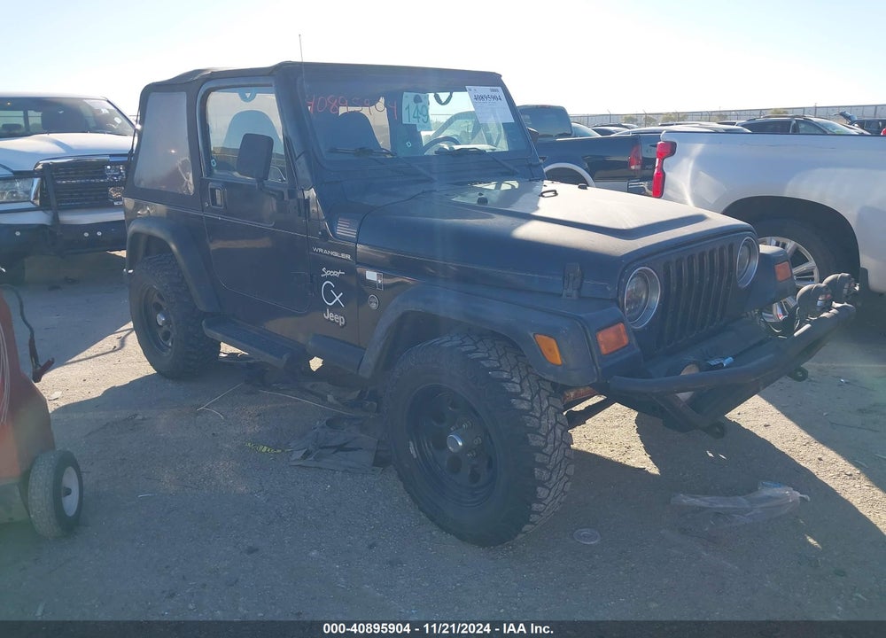 2002 JEEP WRANGLER SPORT VIN: 1J4FA49S42P717198