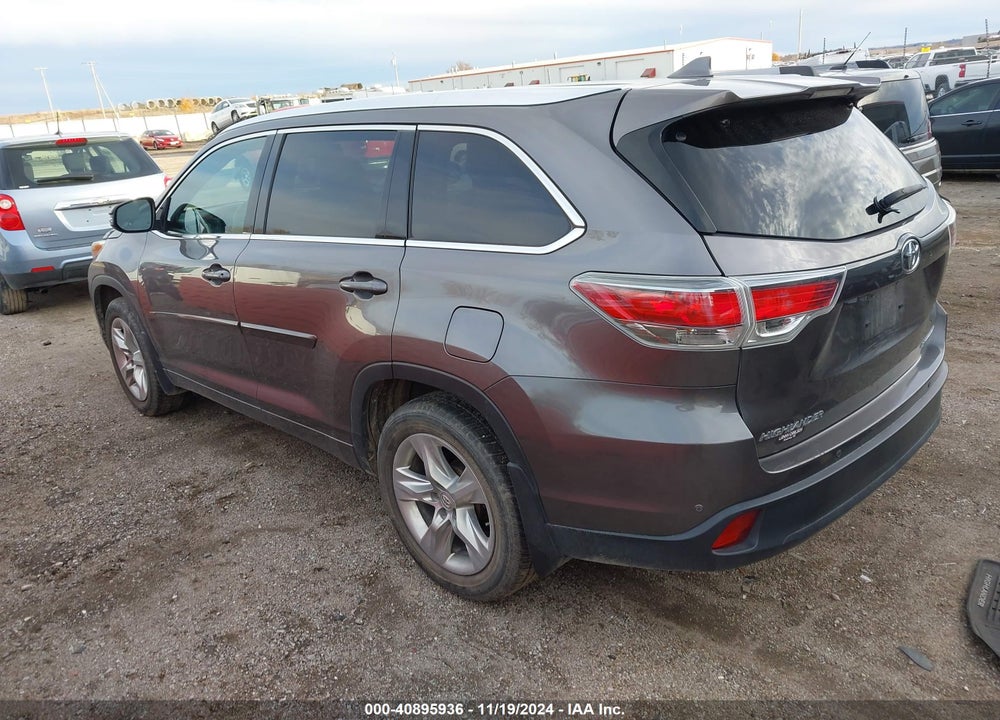 2015 TOYOTA HIGHLANDER LIMITED V6 VIN: 5TDDKRFH6FS210511