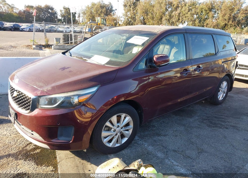 2017 KIA SEDONA LX VIN: KNDMB5C16H6333664