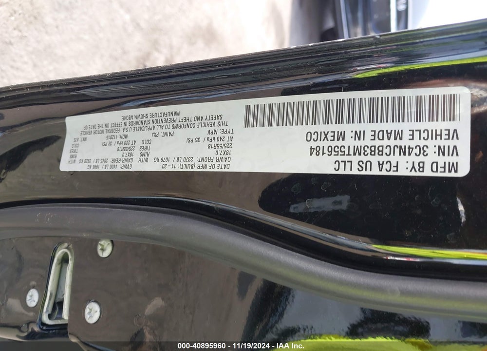 2021 JEEP COMPASS ALTITUDE FWD VIN: 3C4NJCBB3MT556184