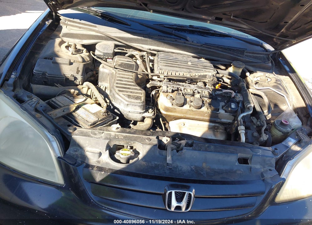 2001 HONDA CIVIC LX VIN: JHMES16591S007008