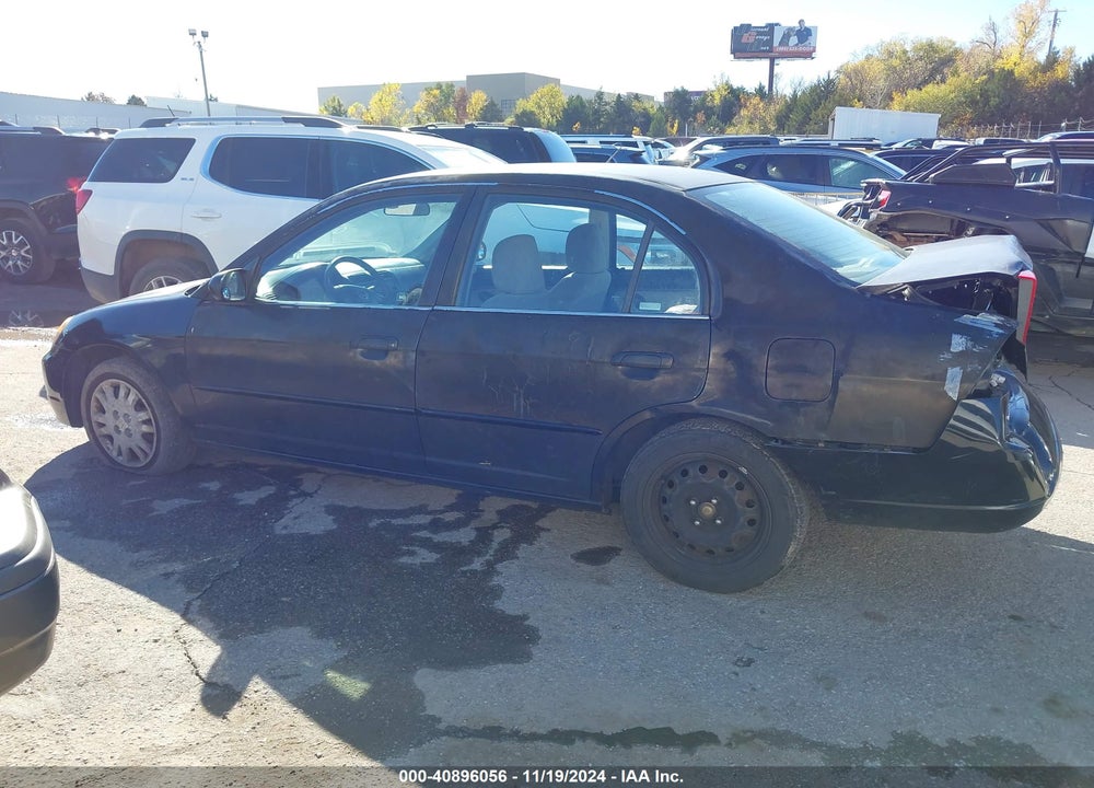 2001 HONDA CIVIC LX VIN: JHMES16591S007008