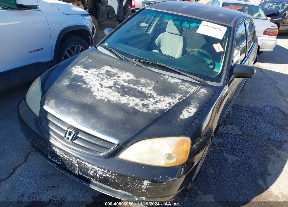 2001 HONDA CIVIC LX VIN: JHMES16591S007008