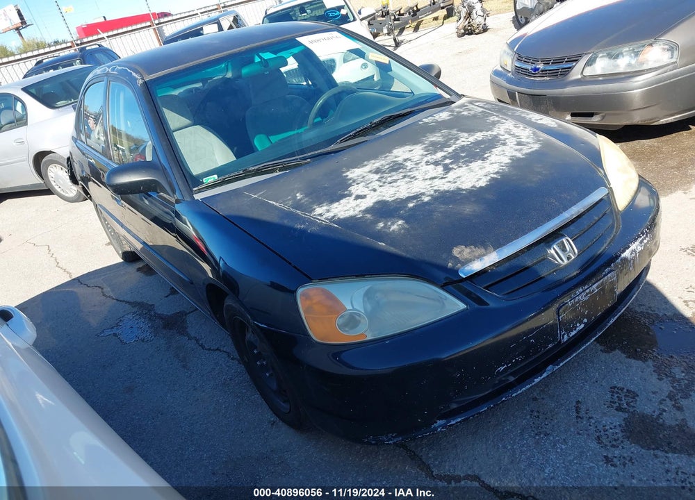 2001 HONDA CIVIC LX VIN: JHMES16591S007008