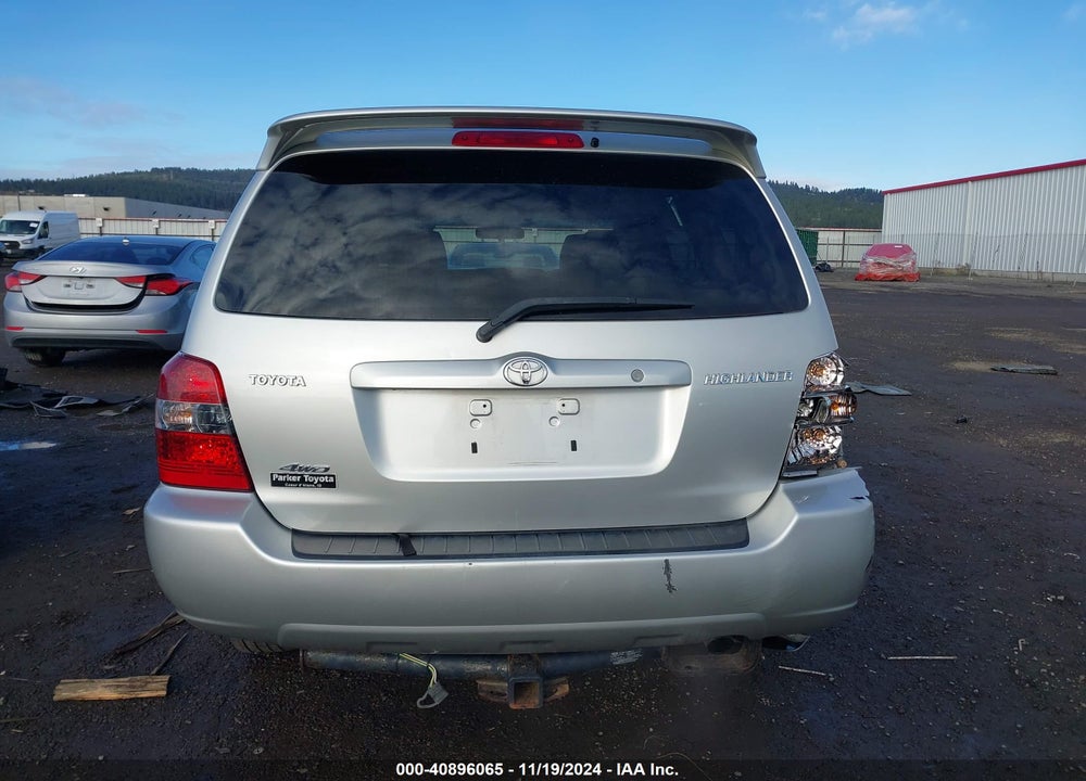 2007 TOYOTA HIGHLANDER VIN: JTEHD21A570048349