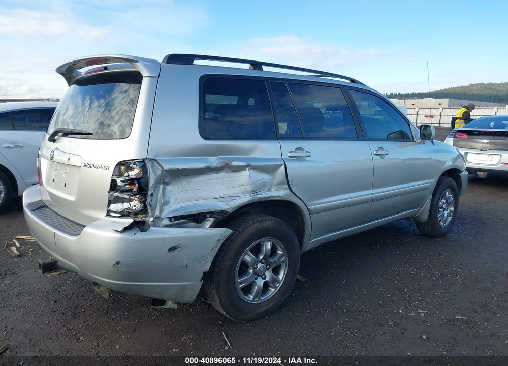 2007 TOYOTA HIGHLANDER VIN: JTEHD21A570048349