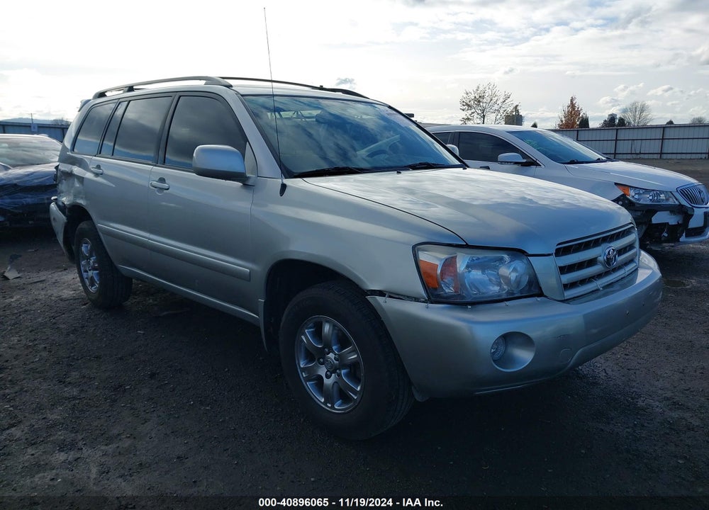 2007 TOYOTA HIGHLANDER VIN: JTEHD21A570048349