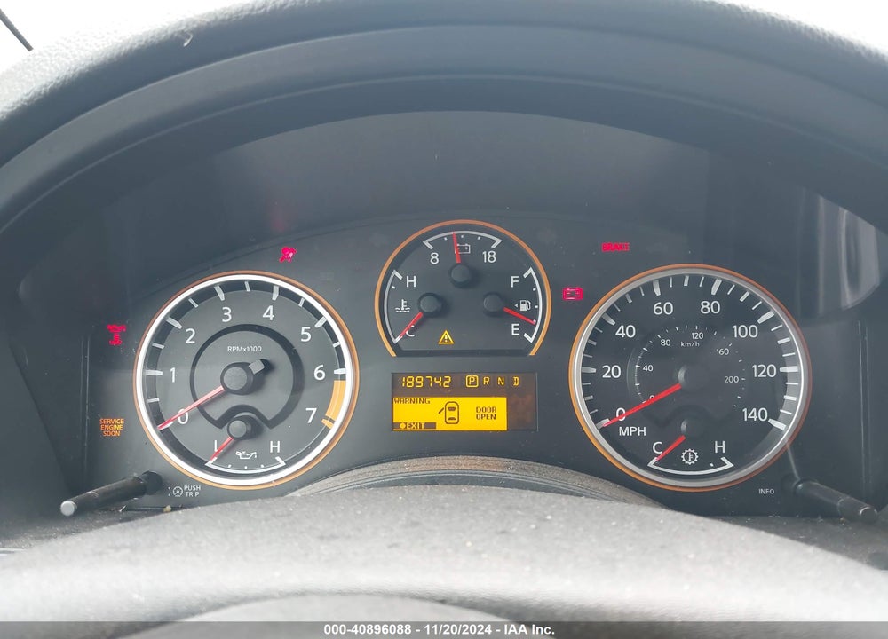 2010 NISSAN ARMADA SE VIN: 5N1BA0ND5AN622904