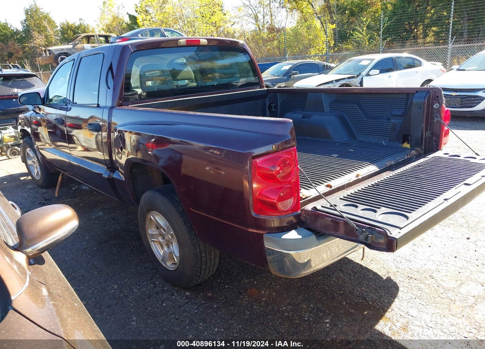 2005 DODGE DAKOTA SLT VIN: 1D7HE48N85S126233