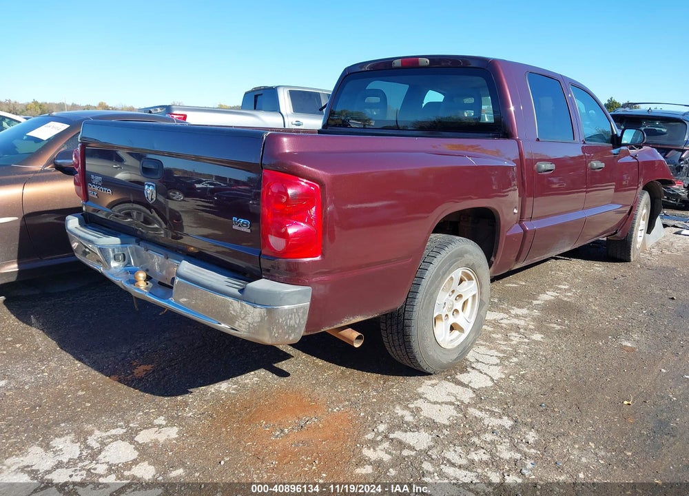2005 DODGE DAKOTA SLT VIN: 1D7HE48N85S126233