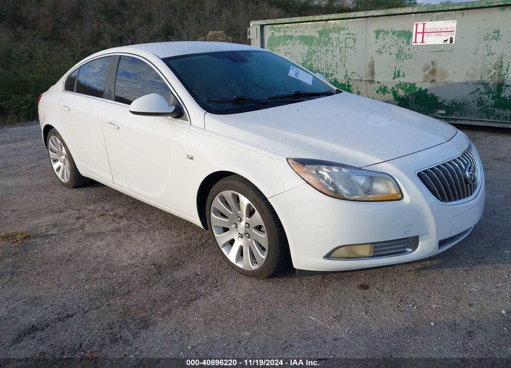 2011 BUICK REGAL CXL TURBO RUSSELSHEIM VIN: W04GZ5GV4B1127859