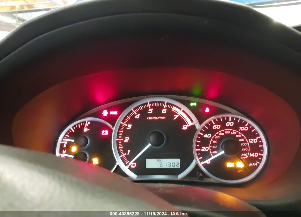 2011 SUBARU IMPREZA VIN: JF1GV7E62BG524644