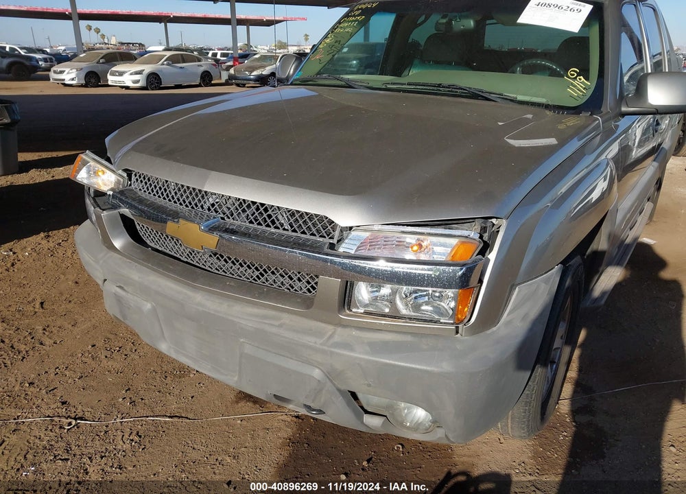 2002 CHEVROLET AVALANCHE 1500 VIN: 3GNEK13T42G133247