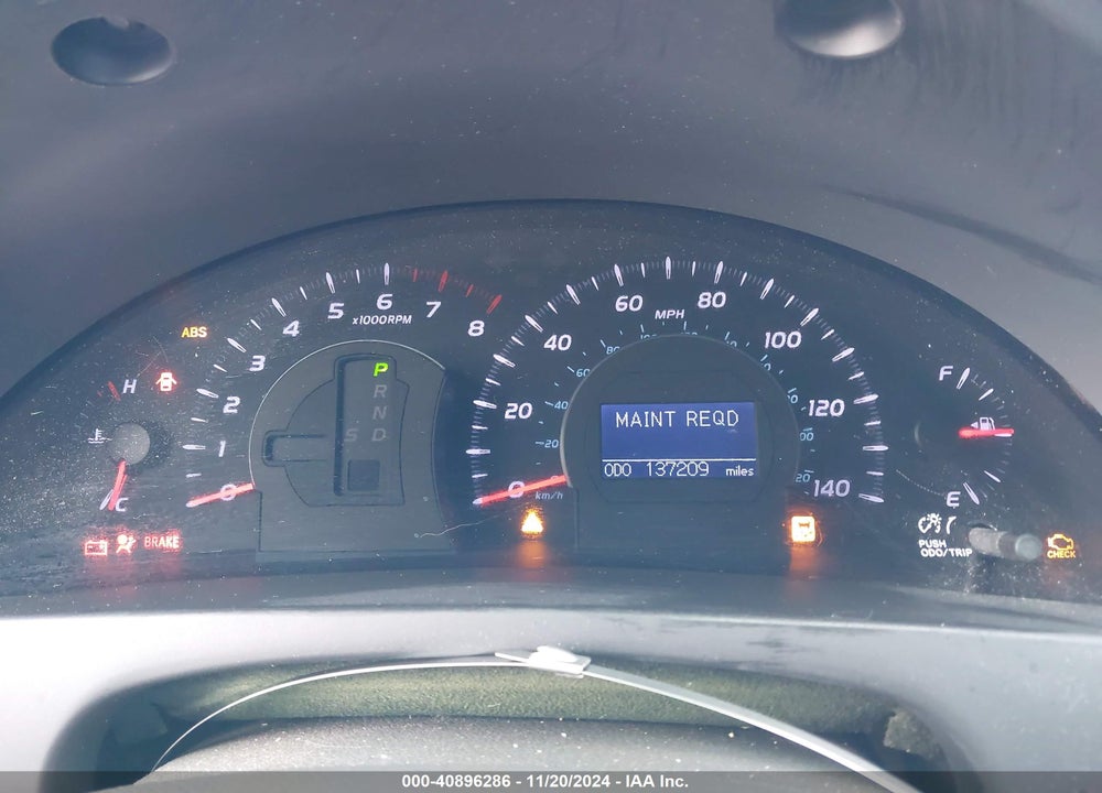 2011 TOYOTA CAMRY XLE VIN: 4T1BF3EK5BU166671