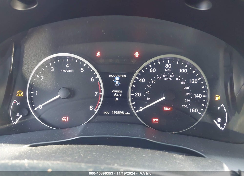 2013 LEXUS ES 350 VIN: JTHBK1GG3D2015399