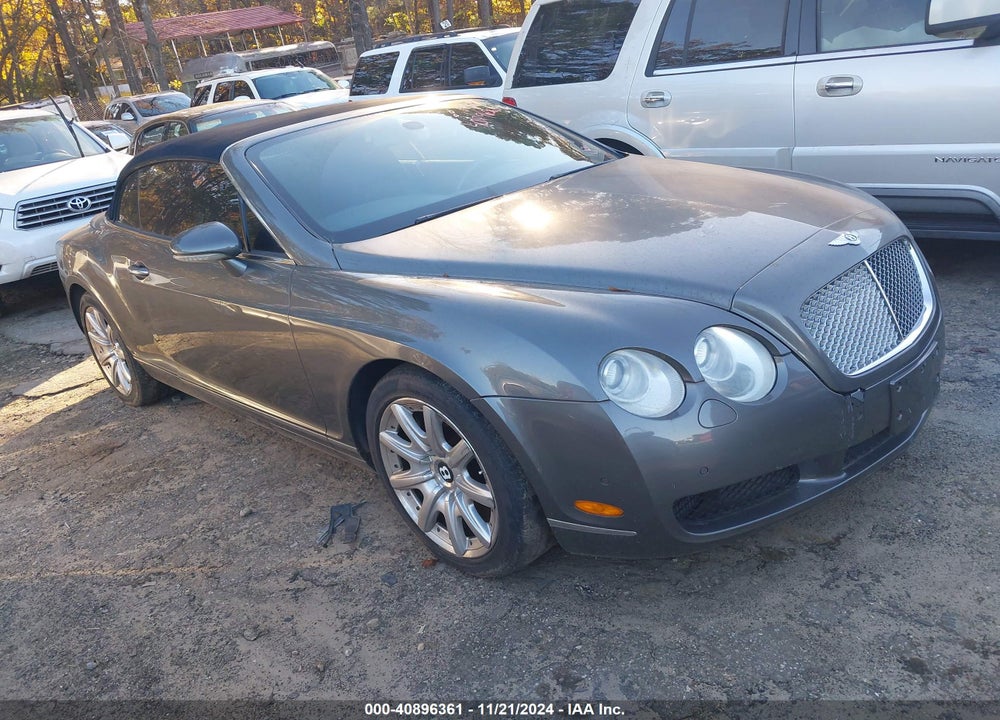 2008 BENTLEY CONTINENTAL GTC VIN: SCBDR33WX8C057425